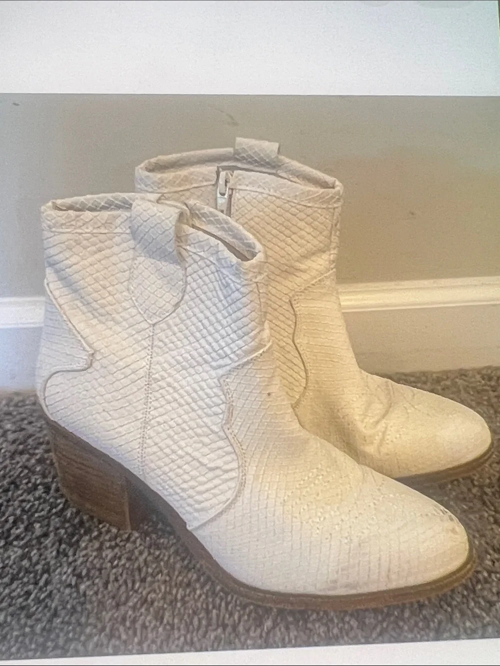 Dirty Laundry Zip up Ankle Boots